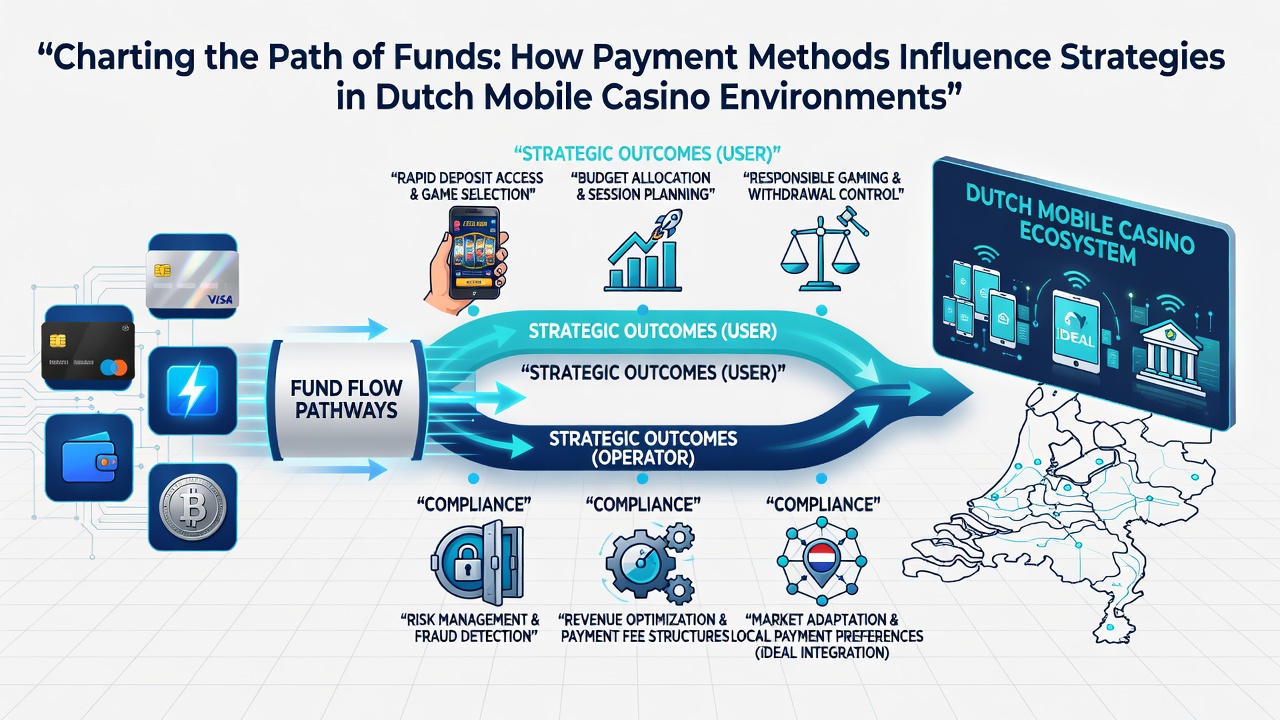 Gebruikersinterface van een mobiele casino-app met focus op betaalmethoden en transactiegeschiedenis