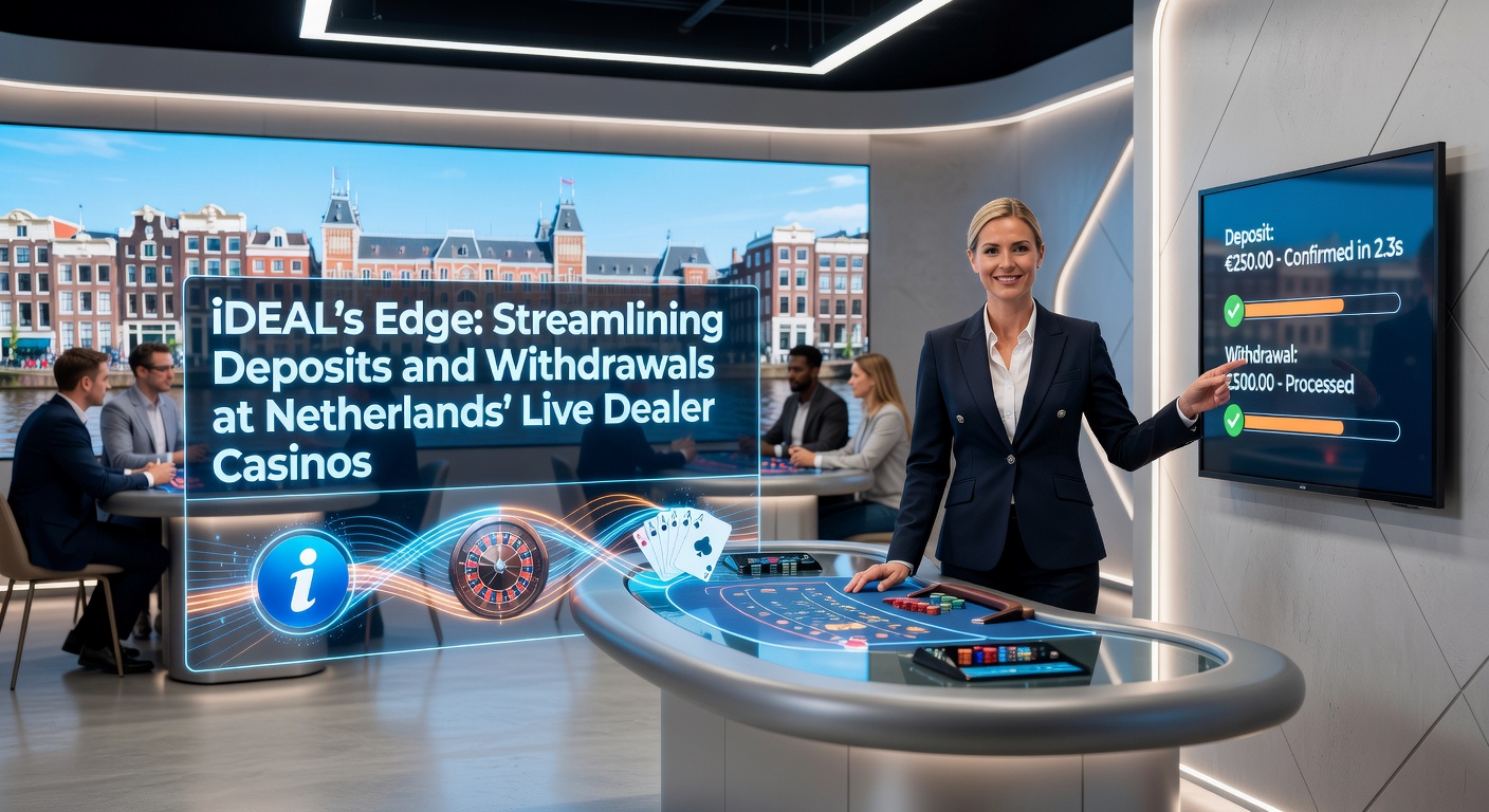 Schermafbeelding van een iDEAL-betaalproces bij een Nederlands online casino met live dealers, inclusief bankkeuze en bevestiging