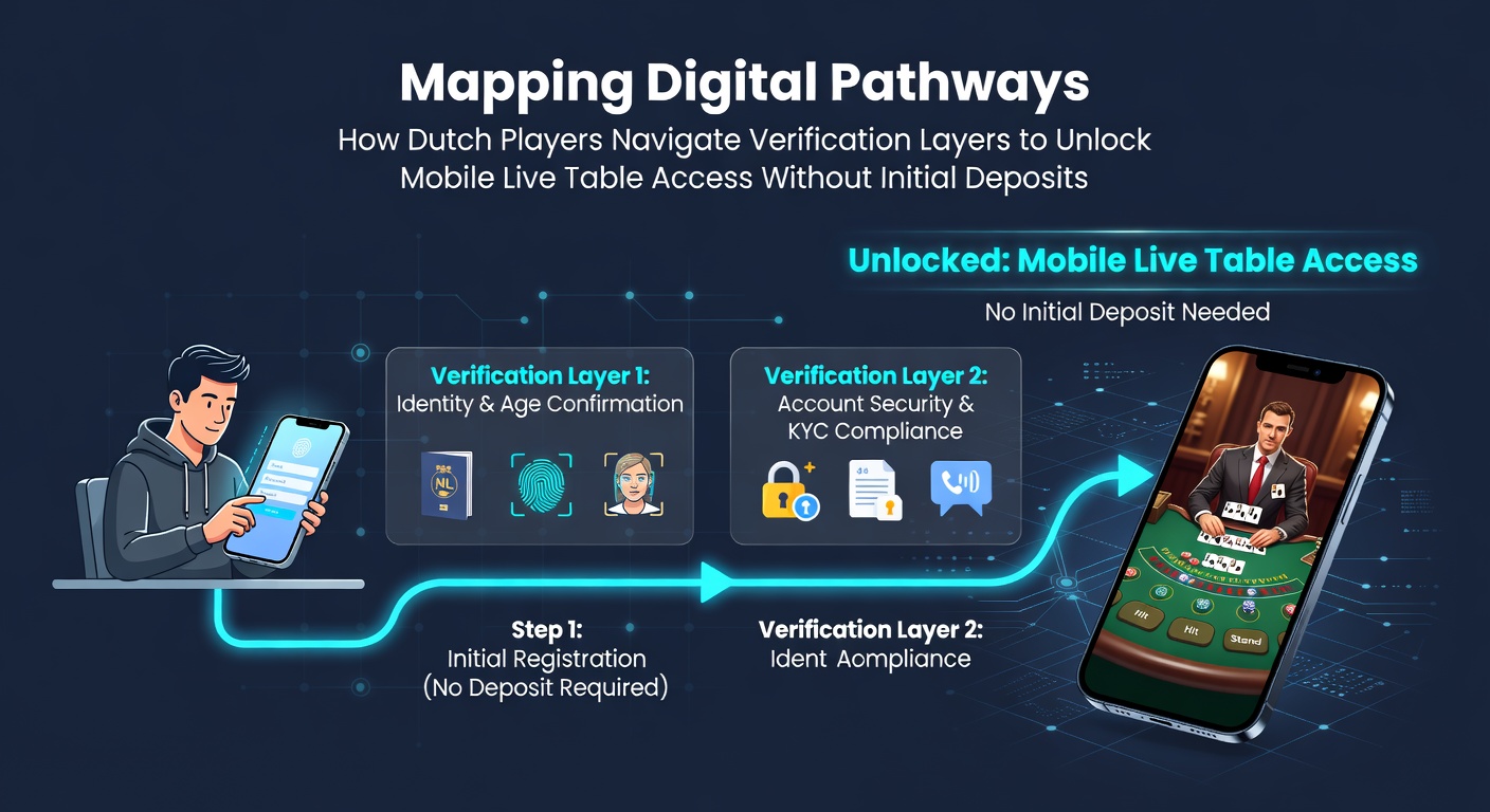 Digitale verificatieprocessen voor mobiele live casino toegang in Nederland