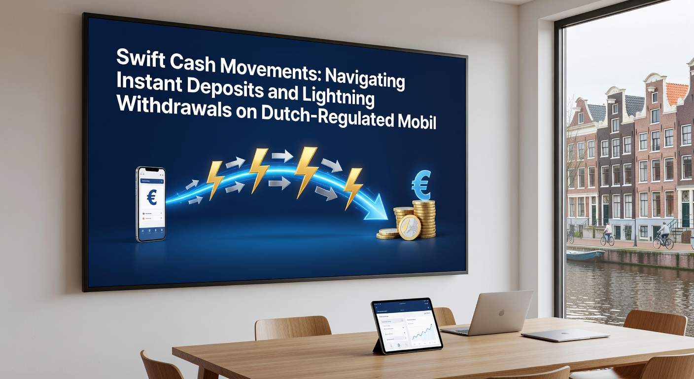 Grafiek met tijdlijnen van uitbetalingen op een Nederlands mobiel casino-platform, met pijlen die seconden tot minuten aangeven voor verschillende betaalmethoden